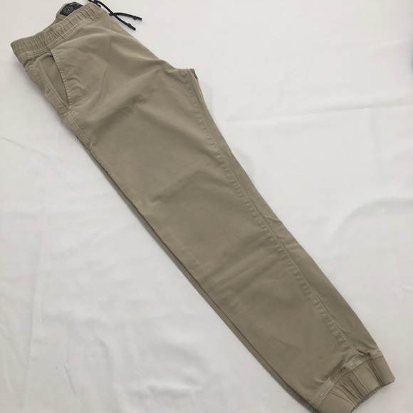 american eagle twill joggers